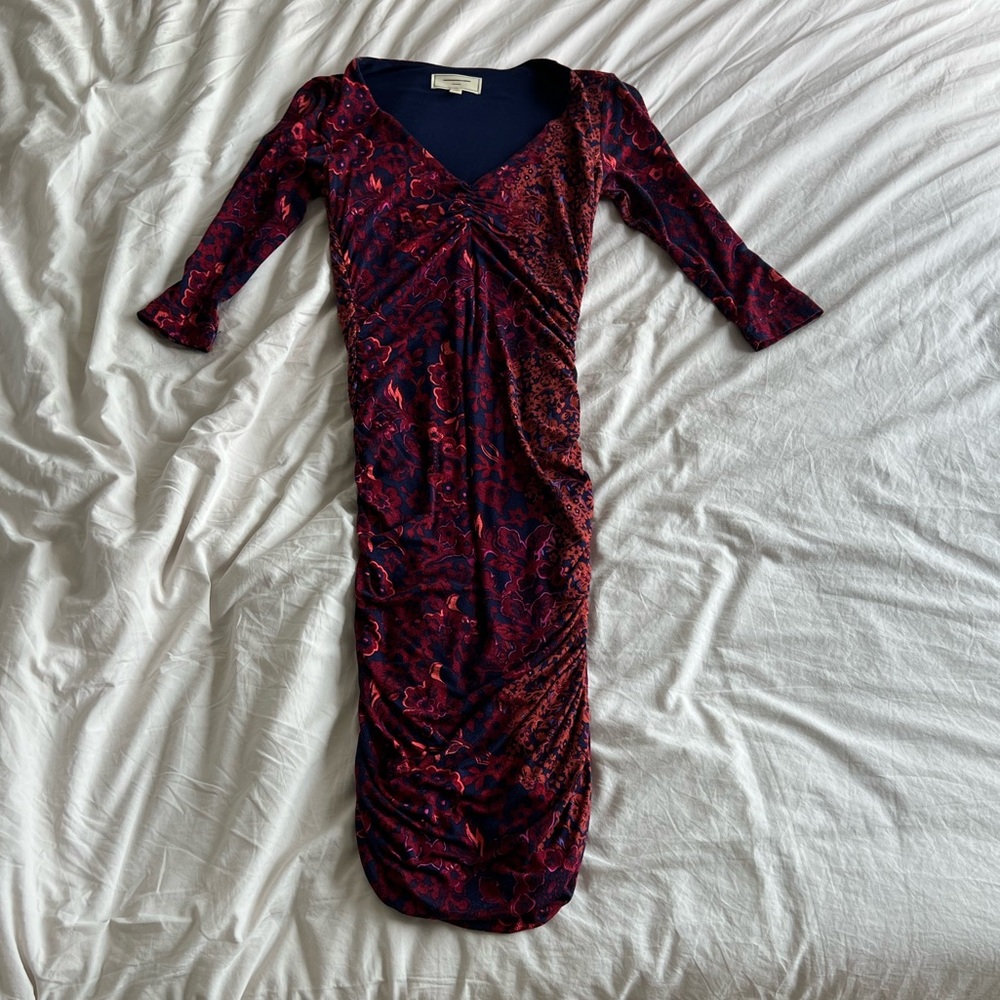 Anthropologie paisley mini dress